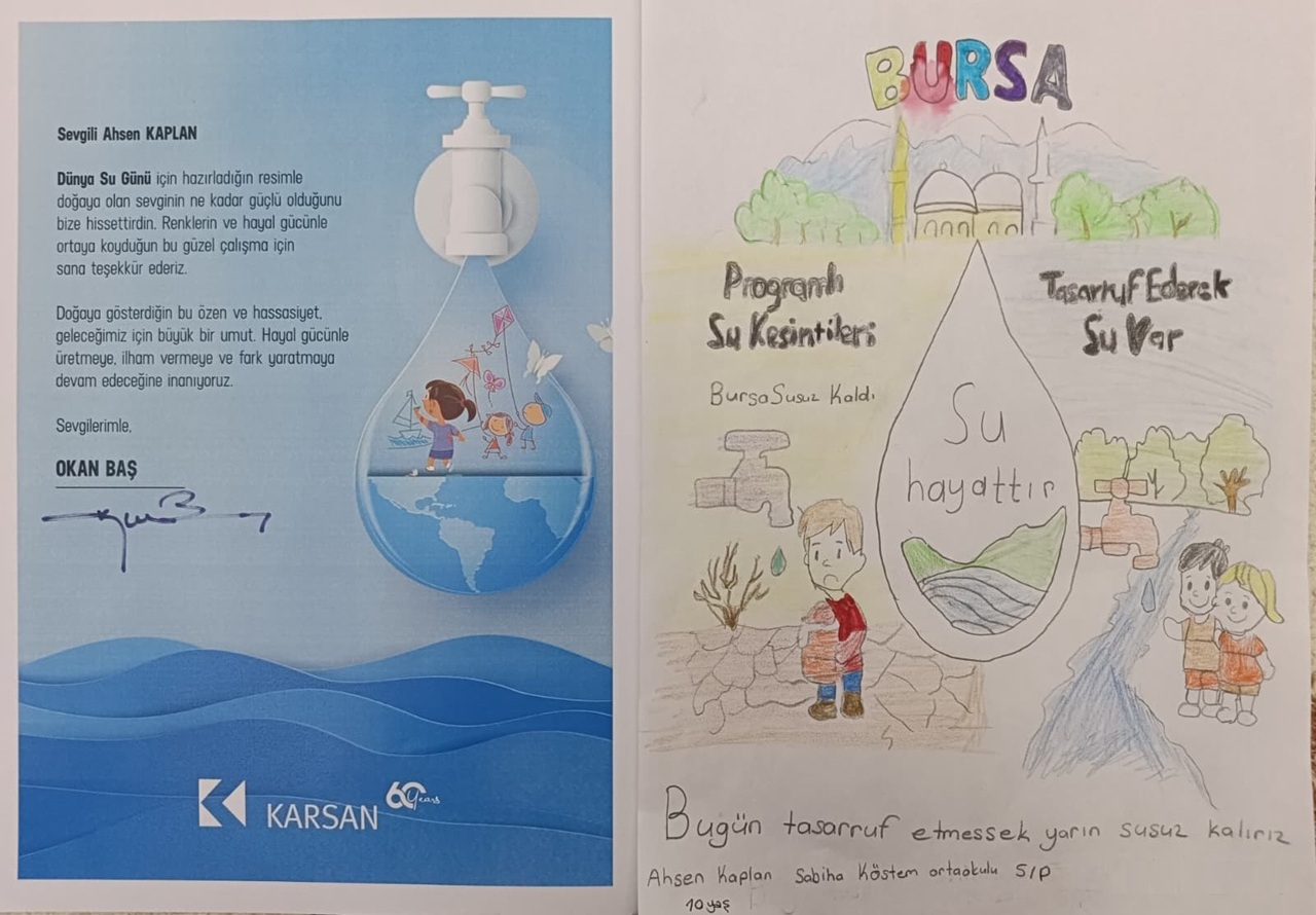 22 Mart Dünya Su Günü Kapsamında Karsan’dan Çocuklara Anlamlı Etkinlik